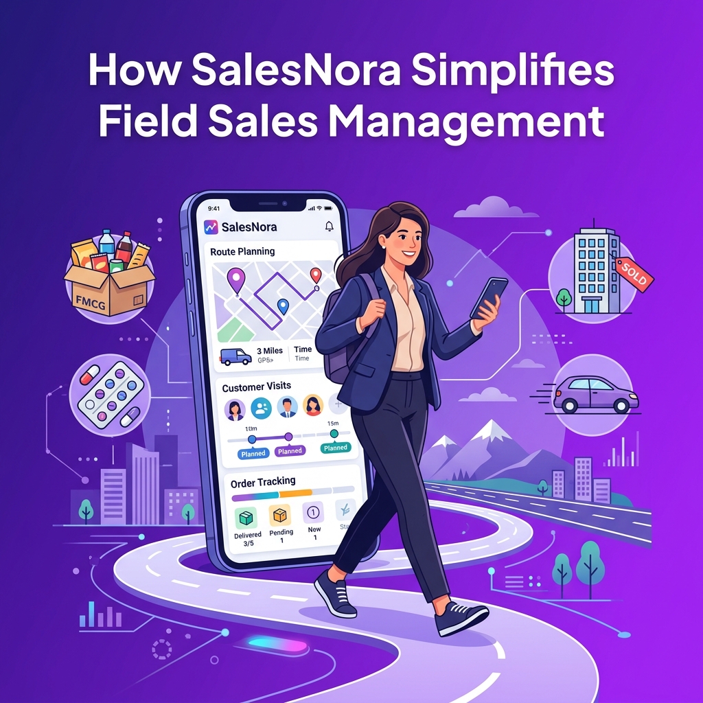 How Salesnora Simplifies Field Sales Management for Growing Businesses