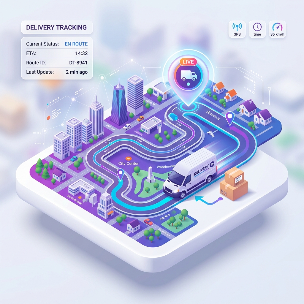Timely Delivery with Live Status Tracking
